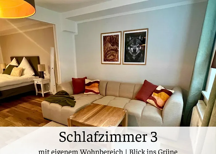 Waldblick - Mit Kamin, Wintergarten Und Terrasse