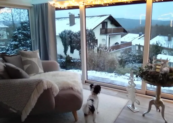 Waldblick - Mit Kamin, Wintergarten Und Terrasse