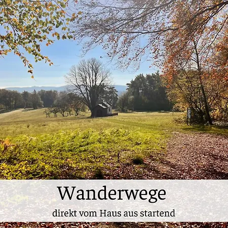 Waldblick - Mit Kamin, Wintergarten Und Terrasse Heimbuchenthal
