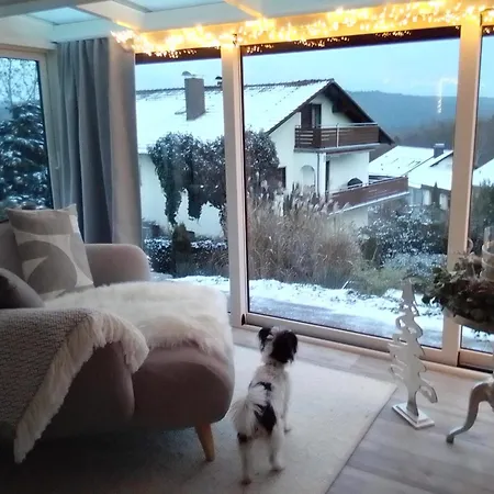 Waldblick - Mit Kamin, Wintergarten Und Terrasse